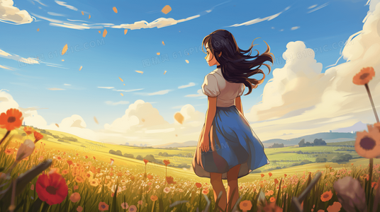 格桑花开的季节：湖畔传说的四季轮回