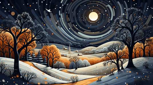 从现实到画布：〈我和我的村庄〉的创作视角与情感投射